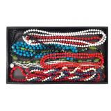 Glass & Stone Beaded necklaces +