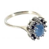 14K Dia Lindy Star Sapphire Ring 2.8g TW Sz 7