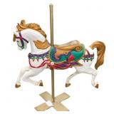 Large Applebees Carousel Horse Statue