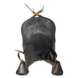 WW1 Era Ornate Leather Cavalry Saddle w Wood