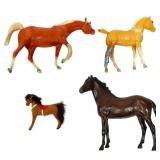 3 Breyer Damaged Horse Figures + Wagner Pony