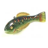 Handcrafted Folk Art Fish Decoy by John D. Jones