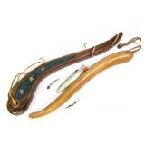 Hand-Carved Line Winders by RAS & Rich Brooks