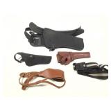 Various Pistol Holsters & Shoulder Straps