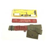 WWII Pistol Belt - J.C. Higgins Gun Cleaning Kit