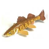 Handcrafted Hand-Carved Folk Art Fish Decoy
