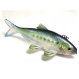 Handcrafted Folk Art Fish Decoy by Troy Helget