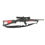 Black Polymer Ruger 10/22 .22 Long Rifle w/Scope