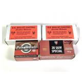 4 Boxes 38 Special Ammunition Power Ball Fiocchi
