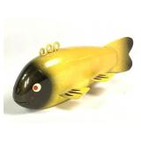 Handcrafted Folk Art Fish Decoy by Brad Lange