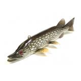 Hand-Carved Folk Art Fish Decoy by J. Strangland