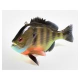 Handcrafted Folk Art Fish Decoy by James Stranglan