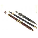 Gladiator & Fantasy Swords w/Sheaths