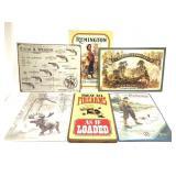 6 Tin & Wood Contemporary Firearms Signs