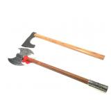 Hand Forged Bearded Axe & Axe of the Valkyrie