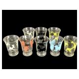 Royal Leerdam Cocktail Glasses 1920 - 1949 8pc
