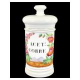Limoge Porcelain Apothecary Jar