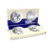 Arabia of Finland Small Emilia Plates 4pc