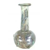 Roman Hauran Syria Irid. Knobbed Glass Bottle