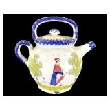 Faience de Charolles Ceramic Teapot