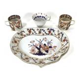 Derby Porcelain 1782 - 1825 Handpainted 5 pc