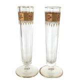 Bohemian Cordial Glass 2pc