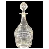 Handblown Molded Glass Decanter