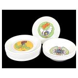 Peter Max Designed Iroquios China Dishes 8pc
