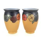 Art Deco Frosted Lamp Shade 2 pc