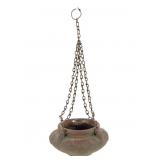 Peters & Reed Pottery Moss Aztec Hanging Planter
