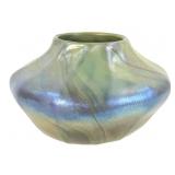 Iridescent Blown Glass Vase