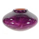 Blown Glass Purple Vase