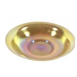Steuben Gold Aurene Iridescent Glass Fruit Bowl