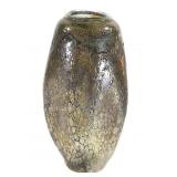 Frederick Warren Textured Crackle Glass Art Vase