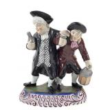 Staffordshire Pearlware Drunken Parson