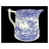Linder & Co Blue Transferwear Pitcher