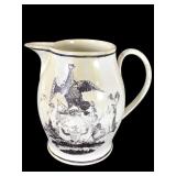Antique English Creamwear with Black Transfer