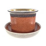 Mid-Century Royal Copenhagen Vase & Dish 2pc