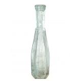 Hexagonal Cathedral-Style Pepper Sauce Bottle