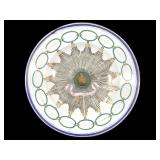 Limoge Martha Washington 15 State Plate 1876