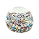 Murano Millefiori Glass Paperweight