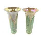 Quezal Lily Lamp Shade 2 pc