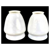 Carder Steuben Calcite Acid Etched Shade 2pc