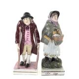 Enoch Wood Staffordshire Pearlware Old Age Pr
