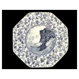 Wedgewood  Black Transferware Plate