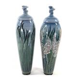 Koop Pottery Jars with Covers 2pc