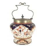W & W Grady Imari Biscuit Barrel