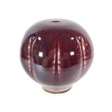 Cranberry Glazed Porcelain Vase