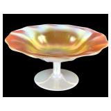 Early Iriedescent Glass Compote