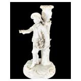 Minton White Figurine Candle Holder